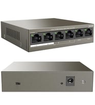 Tenda TEF1106P 2 x Uplink + 4 Port Poe Ethernet Switch 63 Watt