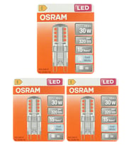 (3 Adet) Osram 2,6W (30W) 4000K (Ilık Beyaz) G9 Duylu Led Kapsül Ampul