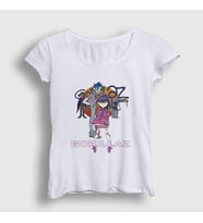 Presmono Kadın Beyaz Sun Gorillaz T-Shirt 294018tt
