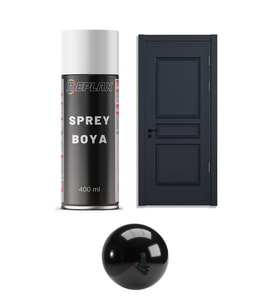 Parlak Siyah Amerikan Kapı Sprey Boyası 400 Ml.