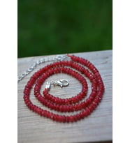 STONEAGE JEWELLERY Bayan Kolye Rondela Kesim Ceyt Doğal Taş (Altın / Dore)