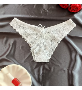 Lara Full Dantel Önü Fiyonk Detaylı Bikini Model Külot