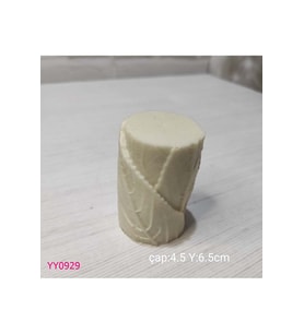 YY0929 Yaprak Desenli Mum Silikon Kalıp