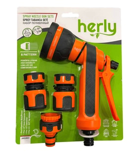 Herly HL2201 Sulama Sprey Tabanca Seti 8 Fonksiyonlu