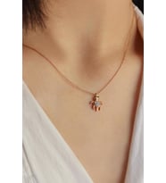 Mini Karetta Karetta 14 Ayar Rose Altın Kolye (Sarı)