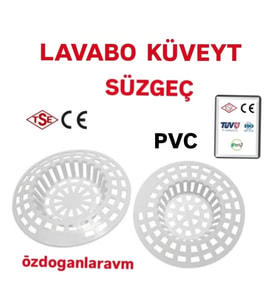 Pvc Küvet Lavabo Süzgeci 2 Li Set