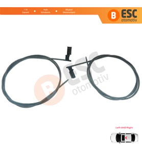 Mercedes C Class Coupe CL203 2001-2008 CLC CL203 2008-2011 2037800189 İçin Sunroof Perde Halatı