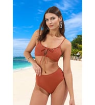 Bikini Takımı Klora Dayanıklı Yaz Koleksiyonu Esnek Kumaş Hızlı Kuruyan Plaj Ve Havuz İçin (Çok Renkli)