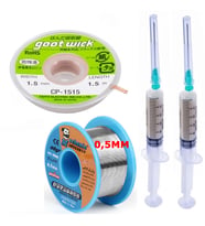 Lehim Emme Teli Cp1515 Ve Mchanic Soldering Lehim Teli 0,5mm 4in1 Arada