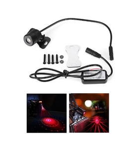 Motosiklet Led Yer Desen Işığı Tekli Bağlantılı Örümcek Ağ Desen