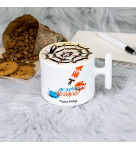 Graphic Designer Latte Fincanı 002
