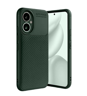 Honor 400 Kılıf Auto Focus Karbon Kapak - Koyu Yeşil