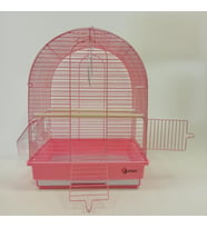 Dayang İki Kapılı Davul Kafes 35x28x46 cm Pembe