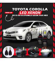 Toyota Corolla 2013-2018 Uzun Far Uyumlu Şimşek Etkili Led Xenon Light Series HB3
