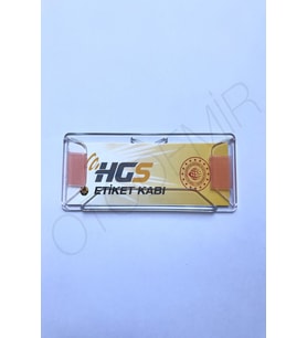 Hgs Kabı (Yeni Etikete Göre) HGS Etiket Kabı Tüm Araçlara Uyumlu Standart ürün