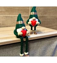 Eklemli Kalpli Gnome Figürü - 3D Yazıcı Hareketli Bacaklı Cüce - Sevgililer Günü Hediyesi - Dekoratif Raf Süsleyici Biblo
