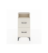 Arges Komodin Tek Raflı 2 Çekmeceli 44x30x96 Aytaşı-Aytaşı