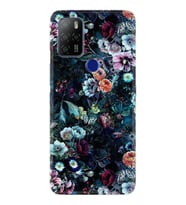 Omix X300 X500 X400 X600 X700 Kılıf Desemli Silikon Great Flowers 1304