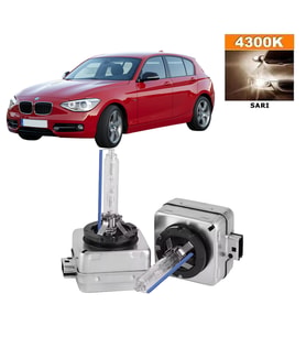 BMW 1 Serisi F20 2012-2017 Xenon D1S / D1R 4300K Sarı HID Xenon Ampul 2 Adet