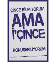Çince Bilmiyorum Ama Içince Retro Ahşap Poster Yazılı
