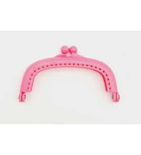Angel Çanta Aksesuar 9 cm Plastik Cüzdan Klipsi Koyu Pembe Renk