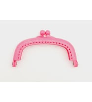Angel Çanta Aksesuar 9 cm Plastik Cüzdan Klipsi Koyu Pembe Renk