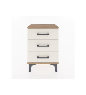Arges Komodin 3 Çekmeceli 44x30x64 Çam-Aytaşı