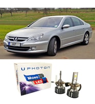 Peugeot 607 Led Xenon Kısa Far Ampulü H7 Mono Yeni Seri Beyaz