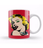 Marilyn Monroe Kupa Bardak Porselen