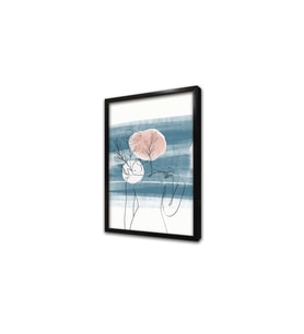 Line Art Kadın Çerçeveli Mdf Tablo