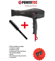 TR-701 Profesyonel Fön Makinesi + Profesyonel Berber Fön Fırçası