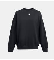 Under Armour UA Rival Fleece OS Crew Siyah Kadın Sweatshirt 1386463-001