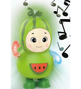 Işıklı ve Müzikli Danseden Karpuz Oyuncak – 17 cm, Minikler İçin Eğlencenin Adı!