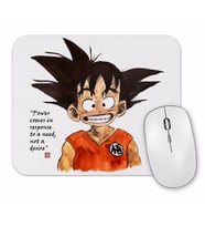Dragonball Cheeky Smile Goku Mouse Pad
