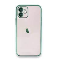 Apple İphone 11 Kılıf Razer Lensli Silikon - Yeşil