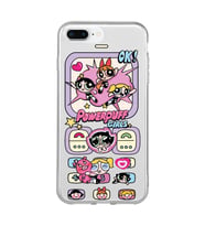 Iphone 7 Plus ve 8 Plus Uyumlu Powerpuff Girls Tasarımlı Şeffaf Telefon Kılıfı