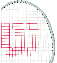 Wilson Reaction 70 Badminton Raketi, G3 (4), Gri/Beyaz