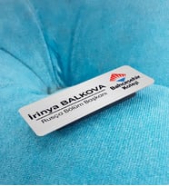 MeyArt Ajans GÜMÜŞ METAL YAKA İSİMLİĞİ (MIKNATISLI) KİŞİYE ÖZEL - LOGOLU TYCNPS77WN169533559818808