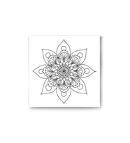 DBSanatevi Mandala Çiçek Tablo 35 X 35 Cm