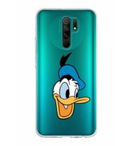 Xiaomi Redmi 9 Uyumlu Kapak Donald Duck Tasarımlı Şeffaf Silikon Kılıf