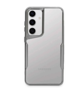 Samsung Galaxy S24 Kılıf Boyi Silikon Kapak - Gümüş