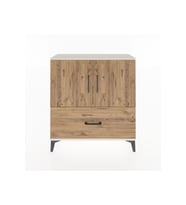 Arges Şifonyer 2 Raflı Tek Çekmeceli 2 Kapaklı 88x30x96 Aytaşı-Çam
