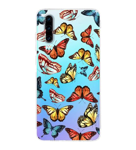 PrintiFy Huawei P30 ile Uyumlu Water Color 2  Kamera Korumalı Şeffaf  Kılıf
