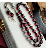 ATEŞ SIKMA KEHRIBAR TESBIH ÖZEL PÜSKÜL VE İSİMLİ TASARIMLI YENI MODEL YAZILI KUTULU GARANTILI