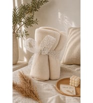 Esnature Wellsoft Peluş Polar Tüylenmez Dört Mevsim Tek Kişilik Kafe Televizyon Battaniyesi 140x190