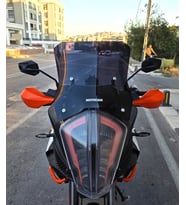 MOTOCAM KTM 1290 Super Adventure Ön Cam 2017-2020 Model 43cm Siyah Renkli 4mm