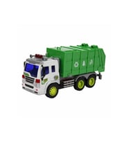 1:16 Sesli ve Işıklı Geri Dönüşüm Kamyonları – 28 cm Büyük Çöp Kamyonu Modeli (Çok Renkli)