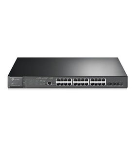 TP-LINK 24port TL-SG3428XMP Gigabit 4-10GBe SFP Yönetilebilir Switch