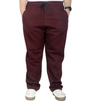 Mode XL Büyük Beden Erkek Eşofman Altı Classic 3 İp 11103 Mürdüm