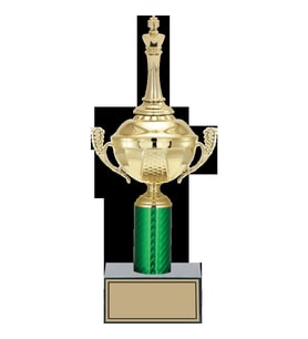 ODAK KUPA - Figürlü Kupalar - Satranç Figürlü Kupalar FG-050 C - 34 cm